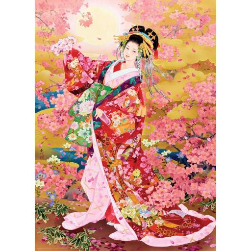 Puzzle Geishas Japonesas 1000 Piezas EuroGraphics 6000-0984 SYUNGETSU , de Haruyo Morita