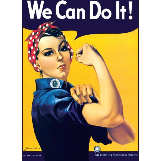 Puzzle Carteles y Posters Antiguos Retro Vintage 1000 Piezas EuroGraphics 6000-1292 ROSIE LA REMACHADORA