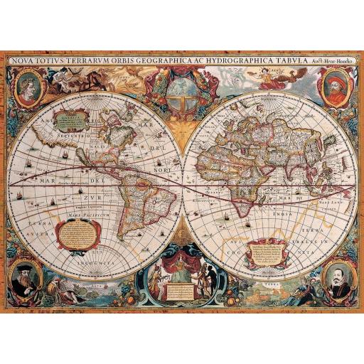 Puzzle Mapas Antiguos 1000 Piezas EuroGraphics 6000-1997 ANTIGUO MAPA DEL MUNDO