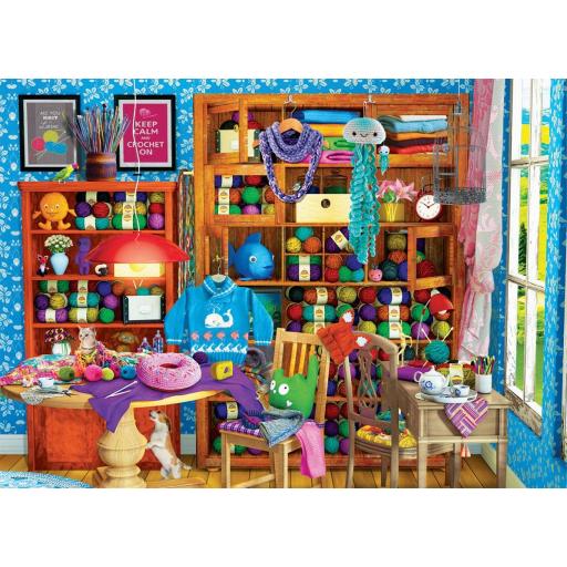 Puzzle 1000 Piezas EuroGraphics 6000-5405 TODO LO QUE TEJES ES AMOR [0]