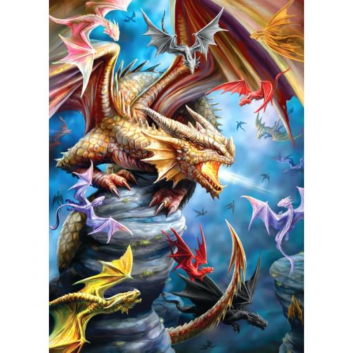 Puzzle de Fantasia 1000 Piezas EuroGraphics 6000-5475 CLAN DE DRAGONES , de Anne Stokes