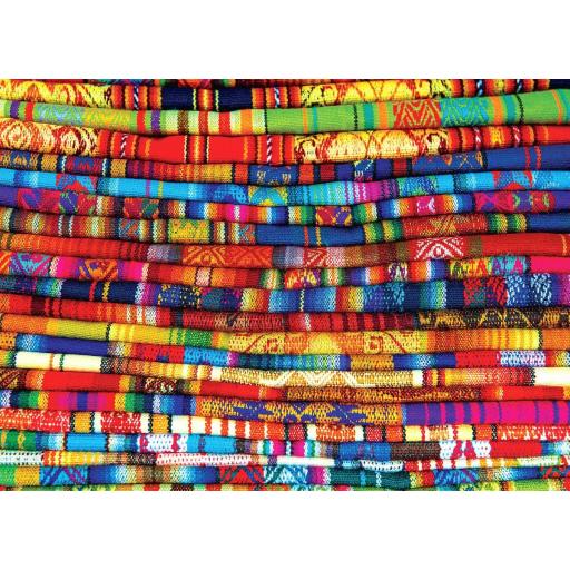 Puzzle Colorido 1000 Piezas EuroGraphics 6000-5535 MANTAS PERUANAS , Coleccion Colores del Mundo  [0]