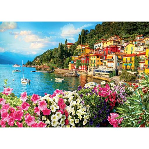 Puzzle de Paisajes Italianos 1000 Piezas EuroGraphics 6000-5763 LAGO DE COMO , ITALIA