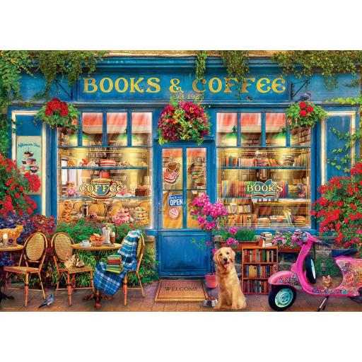 Puzzle 1000 Piezas EuroGraphics 6000-5869 LIBROS Y CAFE [0]