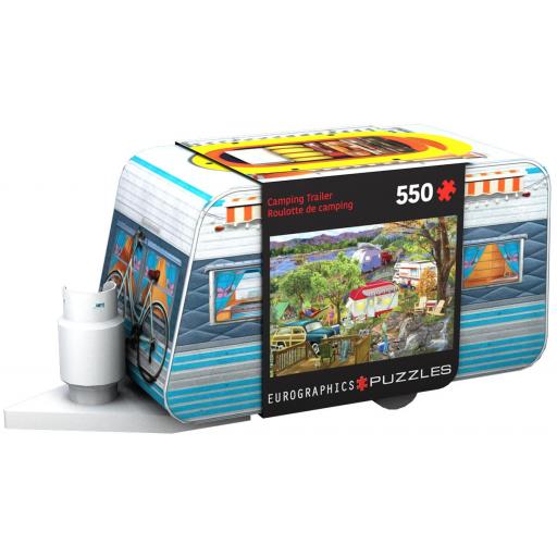 Puzzle en Cajas Metalicas 550 Piezas EuroGraphics 8551-5994 CARAVANA - LATA REMOLQUE DE CAMPING
