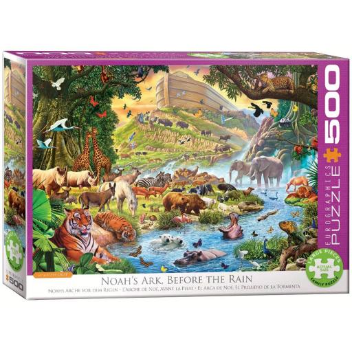 Puzzle Senior de Animales 500 Piezas Grandes XXL Eurographics 6500-0980 EL ARCA DE NOE , de Steve Crisp [1]