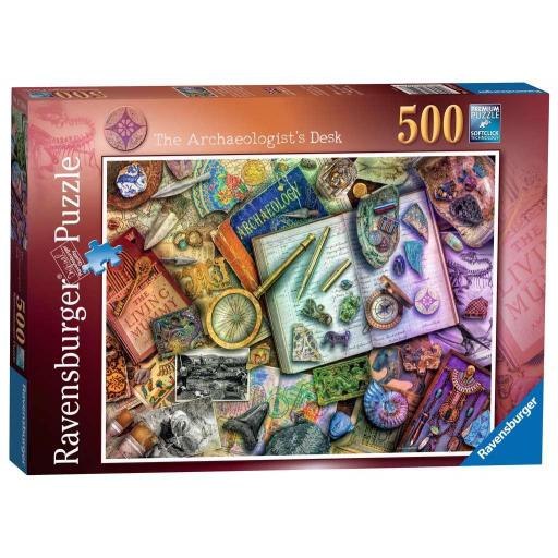 Puzzle 500 Piezas Ravensburger 17520 LA MESA DEL ARQUEOLOGO , de AIMEE STEWART [1]