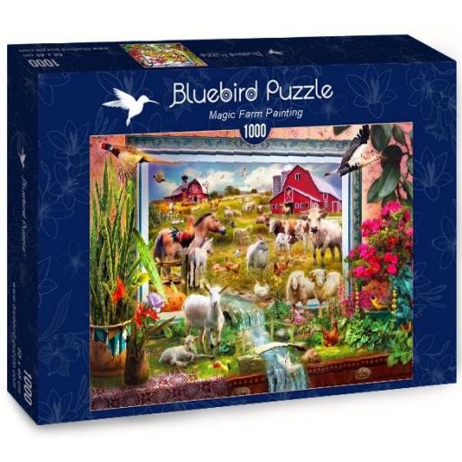 Puzzle Fantasia 1000 Piezas Bluebird 70499 CUADRO DE LA GRANJA MÁGICA [1]