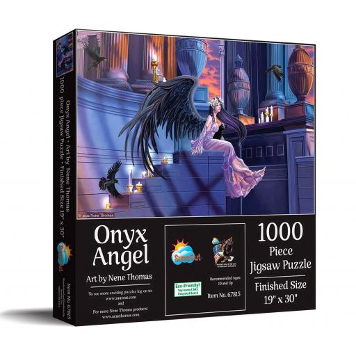 Puzzle Gotico 1000 Piezas SunsOut 67815 ANGEL DE ONIX , de Nene Thomas [1]