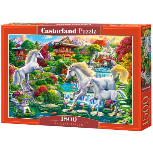 Puzzle 1500 Piezas Castorland 152117 EL JARDIN DE LOS UNICORNIOS [1]