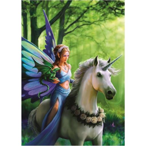 Puzzle Gotico de Hadas y Unicornios Anne Stokes 1500 Piezas BLUEBIRD 70440 EL REINO DEL ENCANTAMIENTO