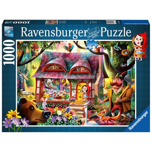 Puzzle de Cuentos Infantiles 1000 Piezas Ravensburger 17462 PASA , CAPERUCITA ROJA , de Dean MacAdam [1]