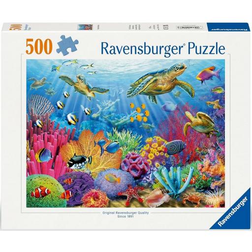 Puzzle Fondos Marinos 500 Piezas Ravensburger 12000197 AGUAS TROPICALES [1]