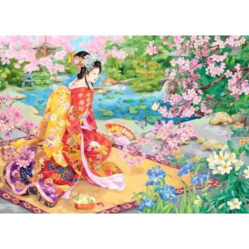 Puzzle Geishas Japonesas 500 Piezas GRAFIKA 33634 HARU NO UTA - Cancion de Primavera , de Haruyo Morita