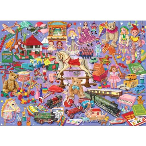 Puzzle Collage Retro y Vintage 1000 Piezas Gibsons G6417 LOS FAVORITOS DEL RECREO