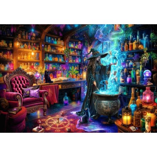 Puzzle Brujas y Hechizos 1000 Piezas Bluebird 90934 LA GUARIDA DE LA BRUJA [0]