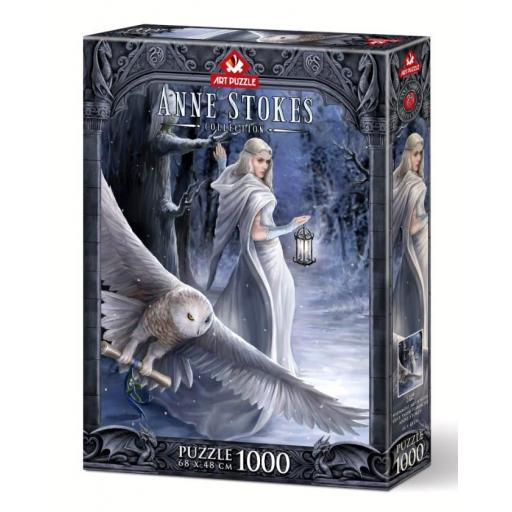 Puzzle Gotico 1000 Piezas Art Puzzle 5229 MENSAJERA DE MEDIANOCHE , de Anne Stokes [1]