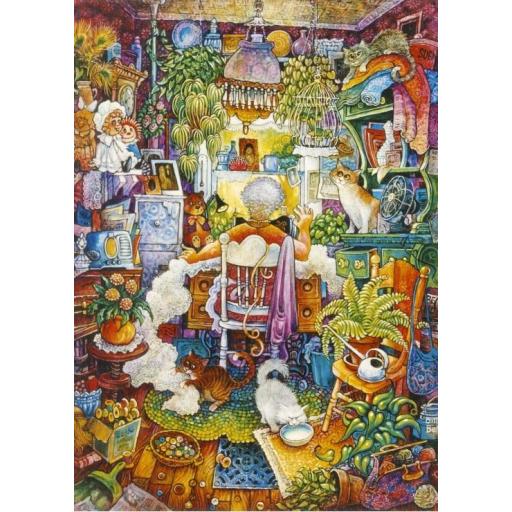 Puzzle Artesania y Labores de Costura 1000 Piezas GRAFIKA 33689 LA COSTURERA [0]