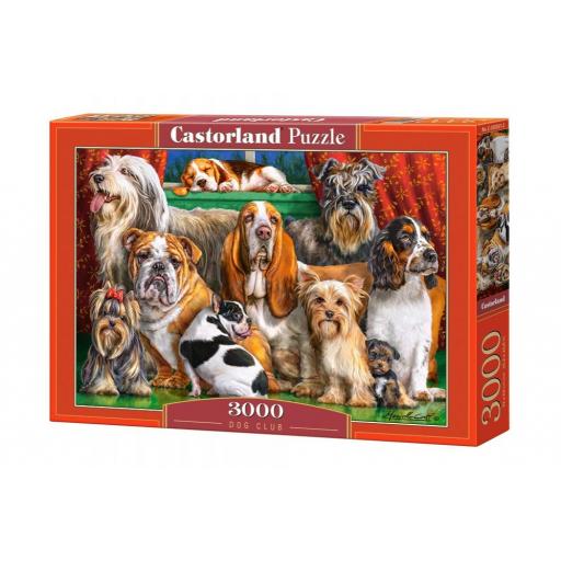 Puzzle de Animales 3000 Piezas Castorland 300501 CLUB DE PERROS  [1]