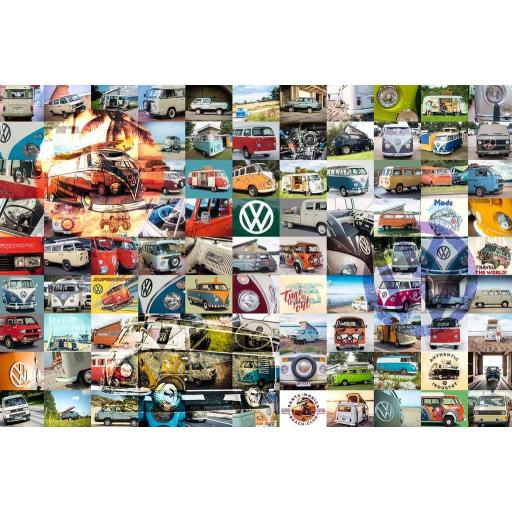 Puzzle Collage Volkswagen 3000 Piezas Ravensburger 16018 99 MOMENTOS VW BULLI