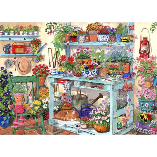 Puzzle de Plantas , Flores y Jardinería 1000 Piezas House Of Puzzles HP0476 MACETA SOBRE MACETA [0]