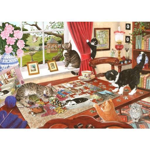 Puzzle de Gatos y Gatitos 1000 Piezas House Of Puzzles HP0511 GATITOS PUZZLEROS