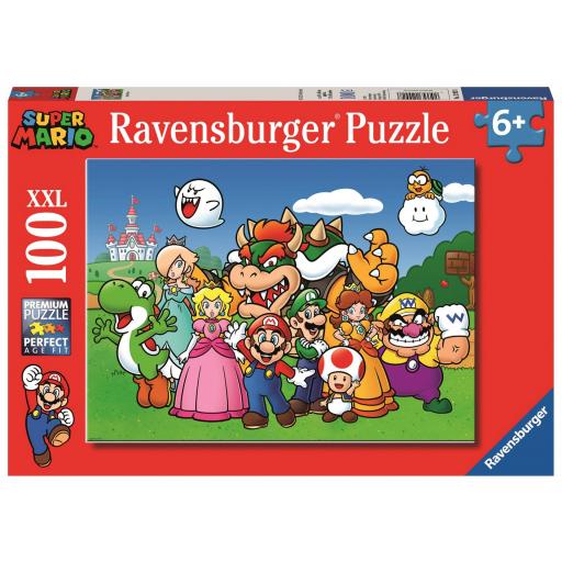 Puzzle Infantil de Videojuegos Nintendo 100 Piezas XXL Ravensburger 12992 SUPER MARIO [1]