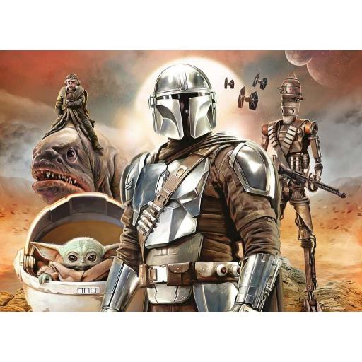 Bumper Puzzle Pack DISNEY STAR WARS THE MANDALORIAN 4 x 100 Piezas Ravensburger 05240 LOS MANDALORIANOS (Con Grogu Baby Yoda) [3]