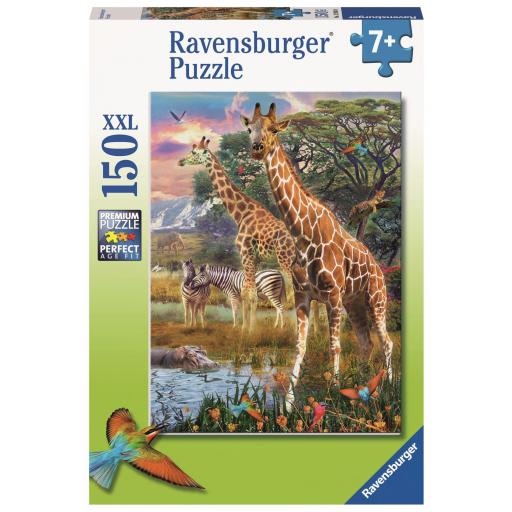 Puzzle Infantil de Animales Salvajes 150 Piezas XXL Ravensburger 12943 JIRAFAS EN AFRICA [1]