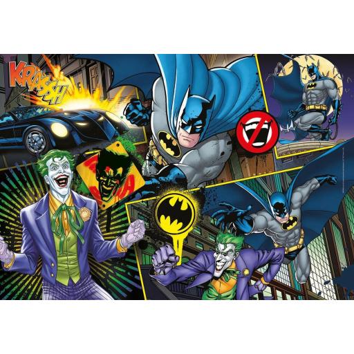 Puzzle Infantil DC Comics 104 Piezas CLEMENTONI 25708 BATMAN Y JOKER