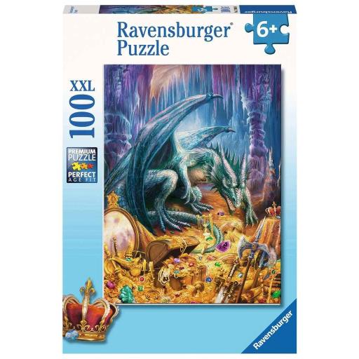 Puzzle Infantil de Dragones 100 Piezas XXL Ravensburger 12940 LA CUEVA DEL DRAGON [1]