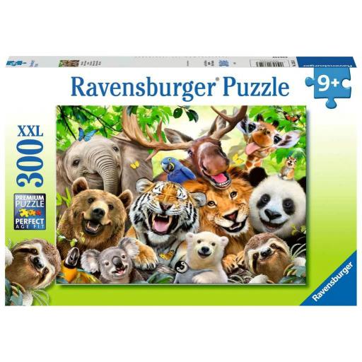 Puzzle Infantil de Animales 300 Piezas XXL Ravensburger 13354 SELFIE SALVAJE [1]