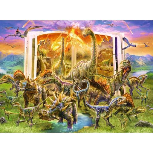 Puzzle Infantil de Dinosaurios 300 Piezas XXL Ravensburger 12905 EL DICCIONARIO DE LOS DINOSAURIOS 