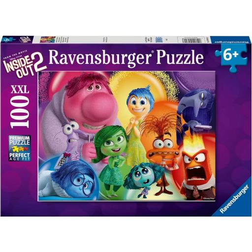 Puzzle Infantil DEL REVES 2 de Disney Pixar 100 Piezas XXL Ravensburger 12001611 INSIDE OUT 2 , EXPLORANDO LAS EMOCIONES [1]