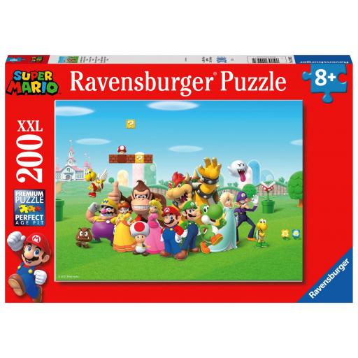 Puzzle Infantil de Videojuegos Nintendo 200 Piezas XXL Ravensburger 12993 LAS AVENTURAS DE SUPER MARIO [1]