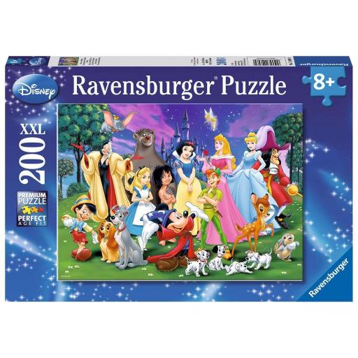 Puzzle Infantil DISNEY 200 Piezas XXL Ravensburger 12698 MIS FAVORITOS DE DISNEY [1]