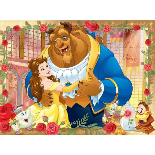 Puzzle Infantil Princesas Disney 100 Piezas XXL Ravensburger 13704 LA BELLA Y LA BESTIA