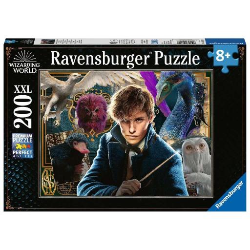 Puzzle Infantil Harry Potter 200 Piezas XXL Ravensburger 12611 SCAMANDER Y LOS ANIMALES FANTASTICOS [1]