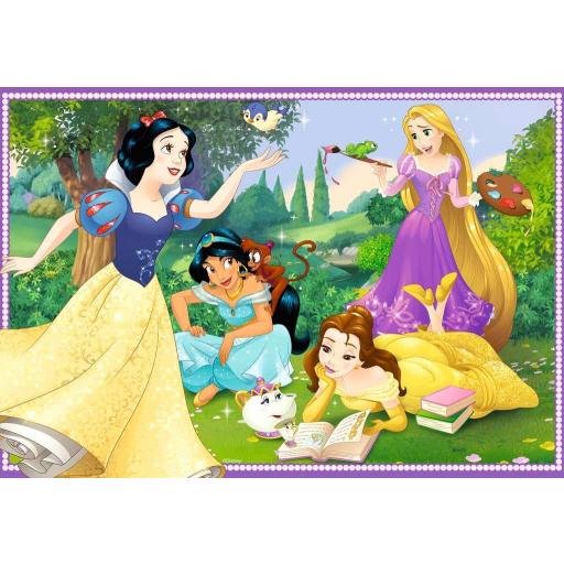 Puzzle Infantil 2 x 12 Piezas Ravensburger 07620 EN EL MUNDO DE LAS PRINCESAS DISNEY [1]