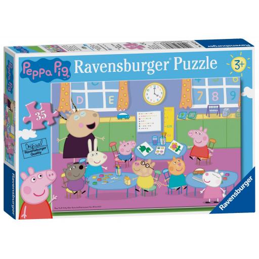 Puzzle Infantil PEPPA PIG 35 Piezas Ravensburger 08627 Diversión en el Aula de Peppa Pig [0]