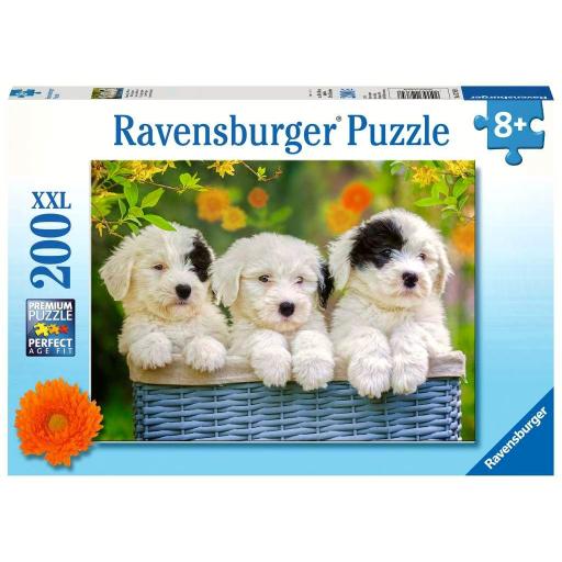 Puzzle Infantil de Perritos 200 Piezas XXL Ravensburger 12765 CACHORROS MIMOSOS [1]