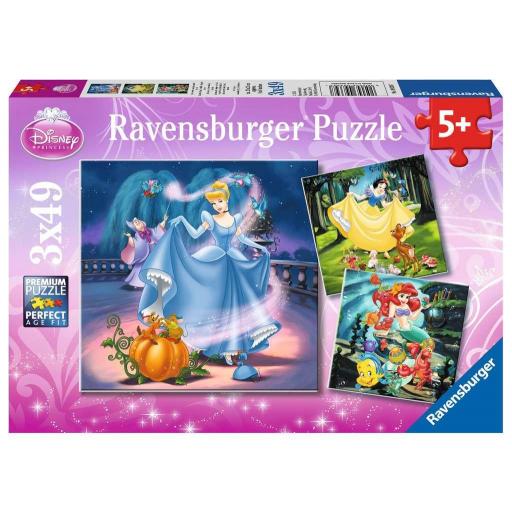 Puzzle Infantil Disney 3 x 49 Piezas Ravensburger 09339 PRINCESAS DISNEY [0]