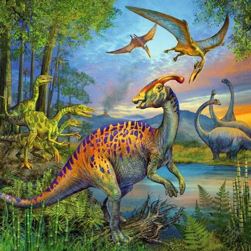 Puzzle Infantil 3 x 49 Piezas Ravensburger 09317 EL FASCINANTE MUNDO DE LOS DINOSAURIOS [3]