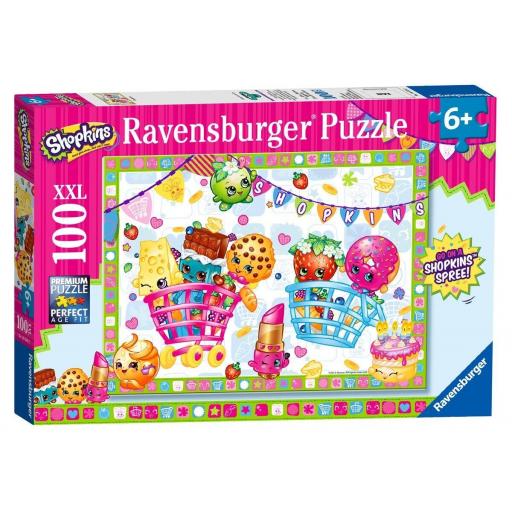 Puzzle Infantil 100 Piezas XXL Ravensburger 10589 SHOPKINS