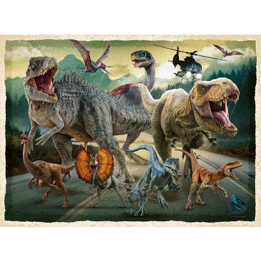 Puzzle Infantil de Dinosaurios 200 Piezas XXL Ravensburger 12001058 EL UNIVERSO DE JURASSIC WORLD