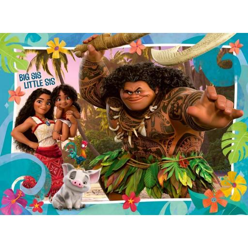 Puzzle Infantil Disney Vaiana 100 Piezas XXL Ravensburger 12004101 VAIANA 2 : HACIA NUEVOS MUNDOS