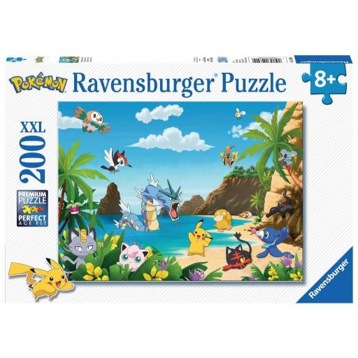 Puzzle Infantil 200 Piezas XXL Ravensburger 12840 POKÉMON , ¡HAZTE CON TODOS! [1]