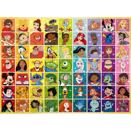 Puzzle Infantil Personajes Disney 100 Piezas XXL Ravensburger 13332 TODOS LOS COLORES DISNEY