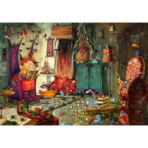 Puzzle de Brujas 300 Piezas GRAFIKA T-02660 LA LECTURA DE LA BRUJA, de François Ruyer [0]