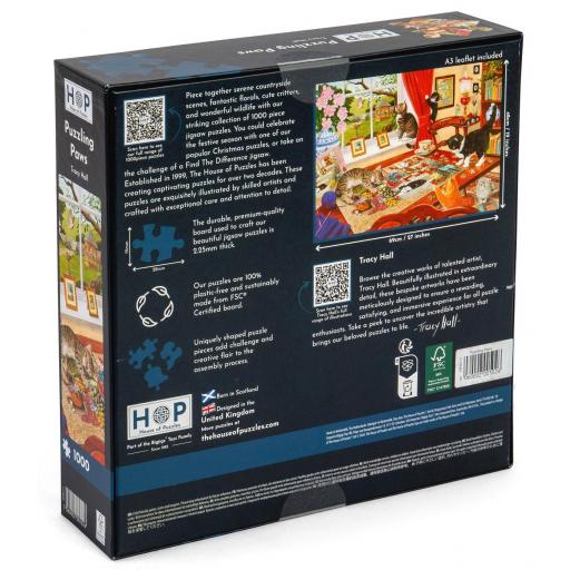 Puzzle de Gatos y Gatitos 1000 Piezas House Of Puzzles HP0511 GATITOS PUZZLEROS [2]